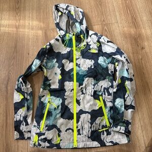 North Face Novelty Rain Hoodie Jacket DryVent Summit Floral Women’s Sz XSmall